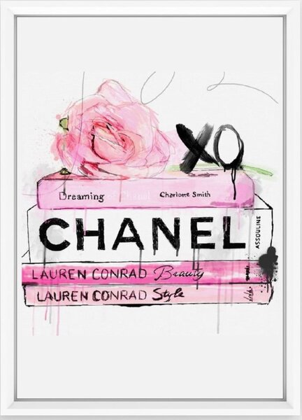 Plagát 20x30 cm Books Chanel - Piacenza Art