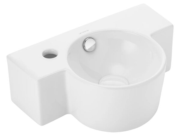 UPTrend Obdĺžnikové keramické umývadlo závesné ROXA TR4413, biela lesk