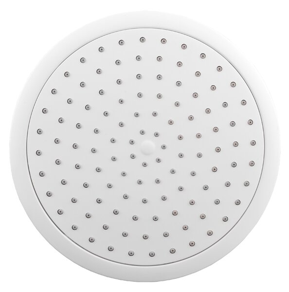 Slezák - RAV Hlavová sprcha okrúhla plastová ø 23 cm - PS0043BMAT, Biela mat