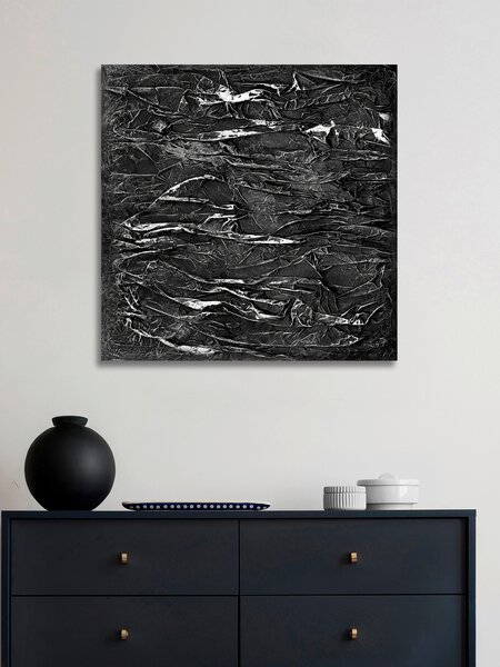 OLEJOMAĽBA, abstraktné, 80/80 cm Monee - Obrazy