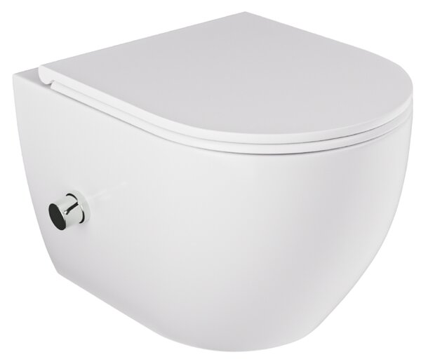 UPTrend Závesná WC misa s funkciou bidetu MONESI TR2239 vrátane Soft-Close sedadla, biela lesk