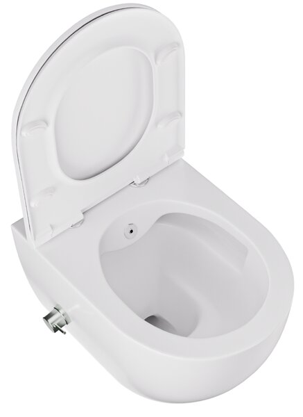 UPTrend Závesná WC misa s funkciou bidetu MONESI TR2239 vrátane Soft-Close sedadla, biela lesk