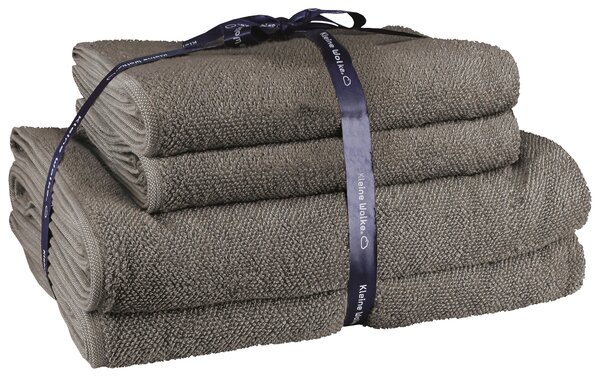 SADA UTERÁKOV NA RUKY, 50x100/70x140 cm, antracitová Kleine Wolke - Kúpeľňový textil