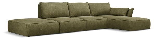 Zelená rohová pohovka (pravý roh) Vanda - Mazzini Sofas