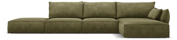Zelená rohová pohovka (pravý roh) Vanda - Mazzini Sofas