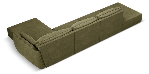 Zelená rohová pohovka (pravý roh) Vanda - Mazzini Sofas