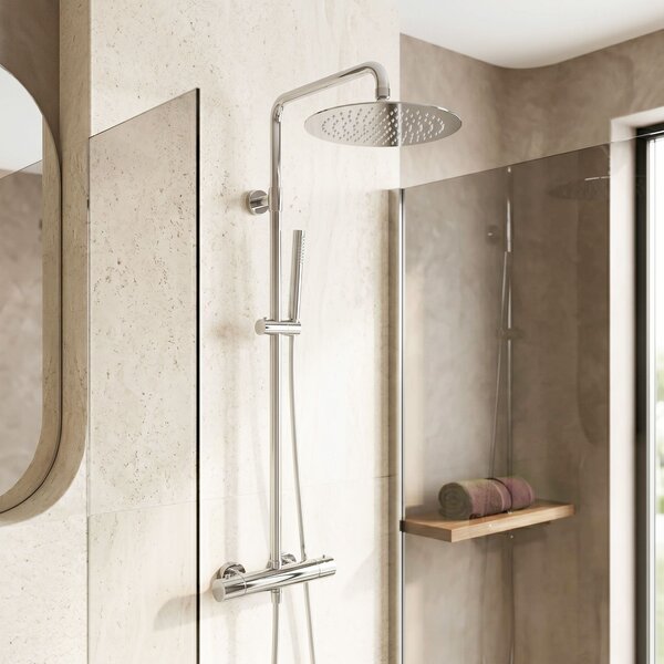 Okrúhla dažďová sprcha REA JS-P014 25cm Chrome