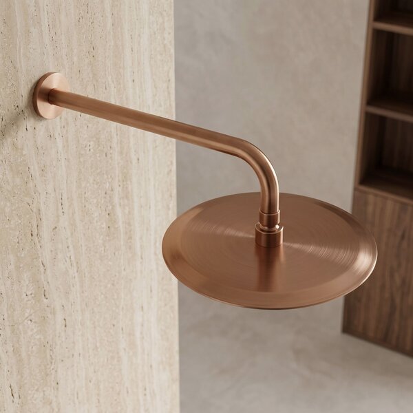 Okrúhla dažďová sprcha REA JS-P014BRG 25cm Brush Copper
