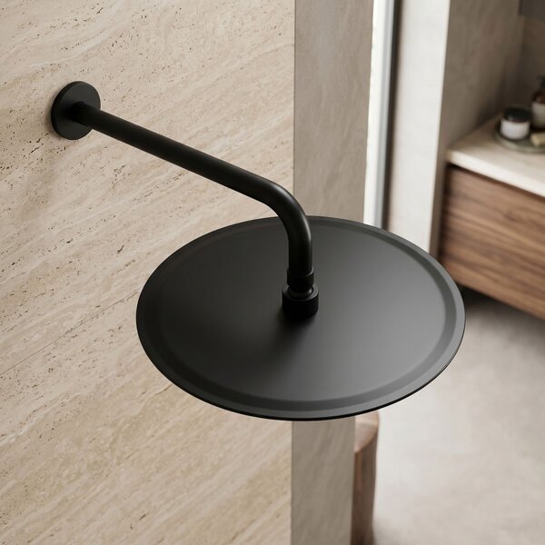 Okrúhla dažďová sprcha REA JS-P014B 30cm Black