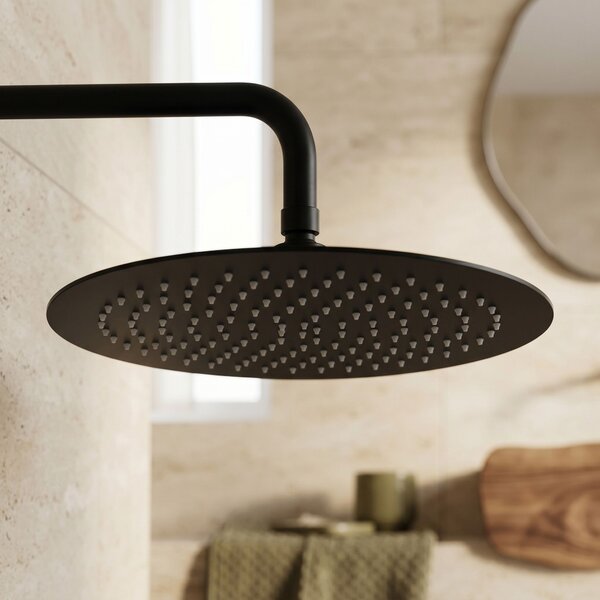 Okrúhla dažďová sprcha REA JS-P014B 30cm Black
