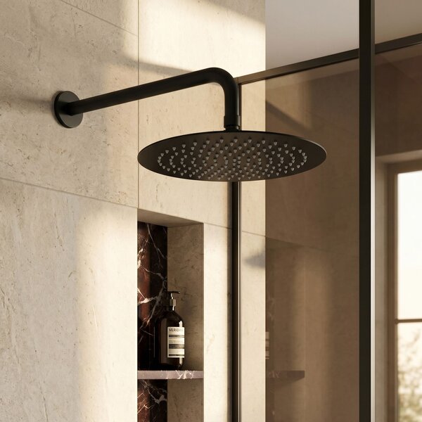 Okrúhla dažďová sprcha REA JS-P014B 30cm Black