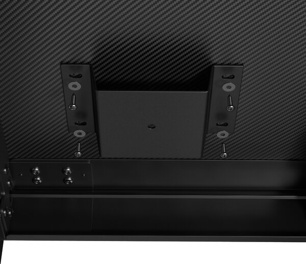 Držiak na PC pod stôl, závesný, pre herný setup, čierny: Diablo PC Holder
