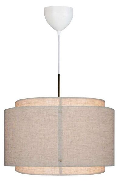 Závesné svietidlá DFTP by Nordlux, Takai, stmievateľné, Béžová, Obývacia izba, Tkanina / Textil, Dizajnový