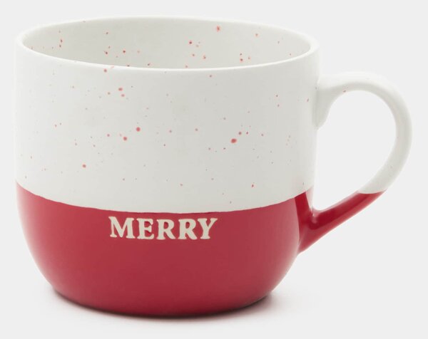 Sinsay - Vianočný hrnček s nápisom „Merry Christmas“ - pastelová ružová