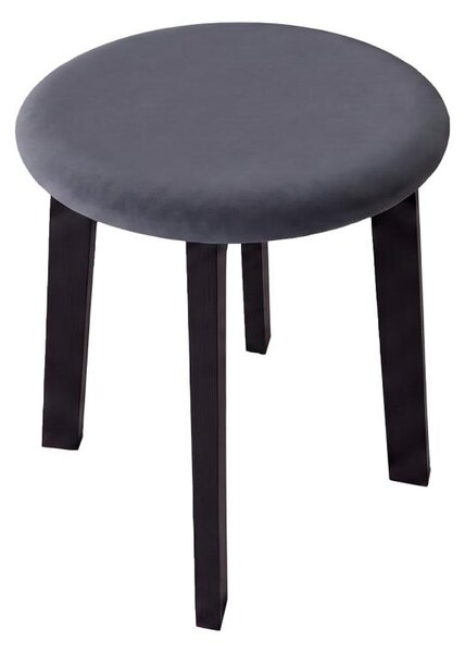 Taburet KUBE pr. 36 cm čierna/antracit