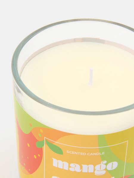 Sinsay - Voňavá sviečka Mango sorbet - svetlooranžová
