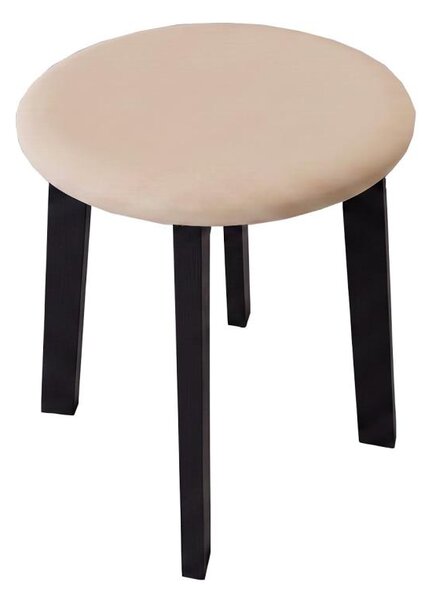 Taburet KUBE pr. 36 cm čierna/béžová
