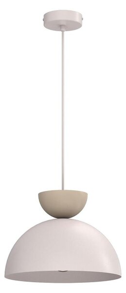 Závesné svietidlo na lane NEVIS 1xE27/15W/230V priemer 29 cm krémové