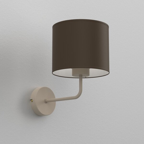 Nástenná lampa ARDEN 1xE27/15W/230V béžová/hnedá