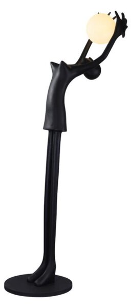 Immax 08812XL - Stojacia lampa SILUETTE 1xE27/25W/230V 210 cm Human Girl