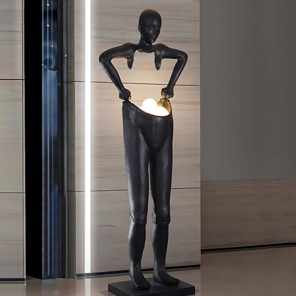 Immax 08807XL - Stojacia lampa SILUETTE 4xG9/10W/230V 185 cm Human Houdini