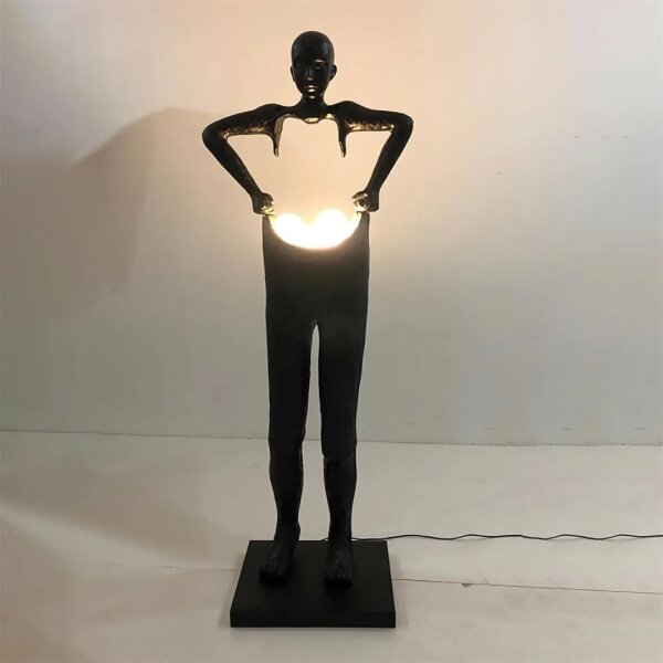 Immax 08807XL - Stojacia lampa SILUETTE 4xG9/10W/230V 185 cm Human Houdini