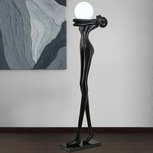 Immax 08811XL - Stojacia lampa SILUETTE 1xE27/25W/230V 175 cm, ženská silueta