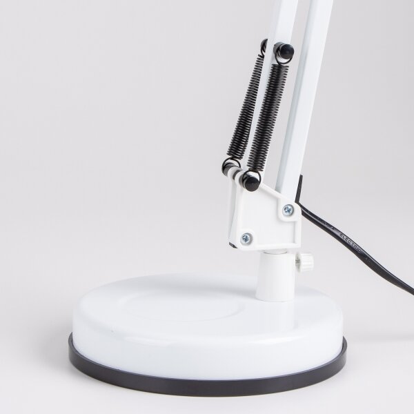 Brilagi - Stolná lampa ROMERO 1xE27/60W/230V biela