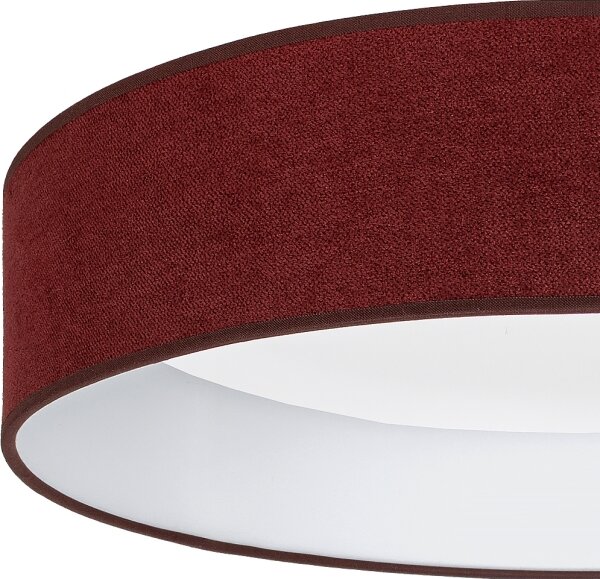 Brilagi - LED stropné svietidlo VELVET SIMPLE LED/24W/230V 4000K pr. 45 cm vínová