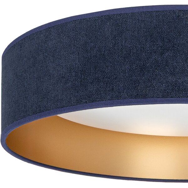 Brilagi-LED Stropné svietidlo VELVET SIMPLE LED/24W/230V 4000K priemer 45 cm modrá/zlatá
