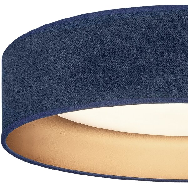 Brilagi-LED Stropné svietidlo VELVET SIMPLE LED/24W/230V 4000K priemer 45 cm modrá/zlatá