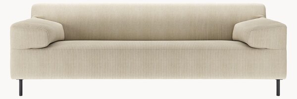 Menčestrová pohovka freistil180 (3-miestna), prírodná sivá/čierna, Š 222 cm