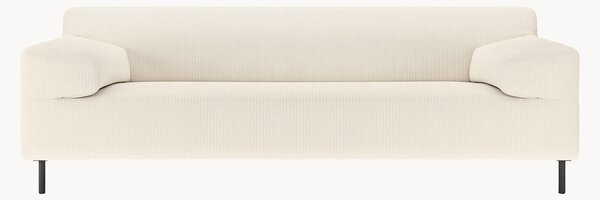 Menčestrová pohovka freistil180 (3-miestna), biela/čierna, Š 222 cm