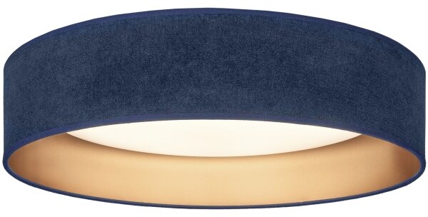 Brilagi-LED Stropné svietidlo VELVET SIMPLE LED/24W/230V 4000K priemer 45 cm modrá/zlatá