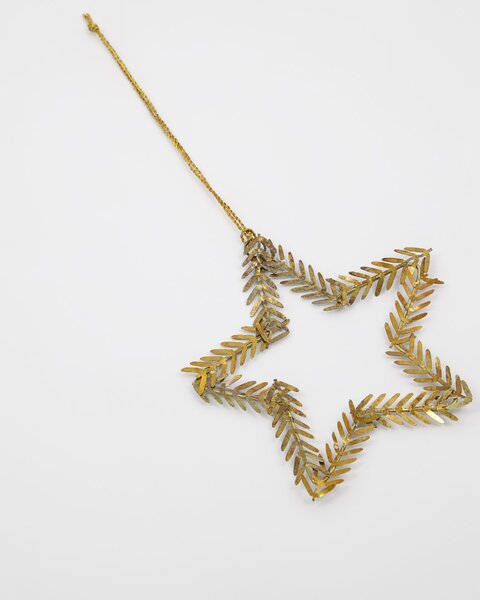 Vianočná ozdoba Lamet Brass - Star