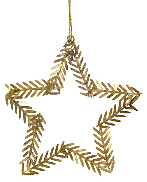 Vianočná ozdoba Lamet Brass - Star
