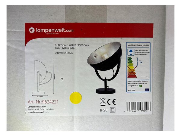 Lampenwelt Lampenwelt - LED RGBW Stmievateľná stolná lampa MURIEL 1xE27/10W/230V Wi-Fi LW1063 + záruka 3 roky zadarmo