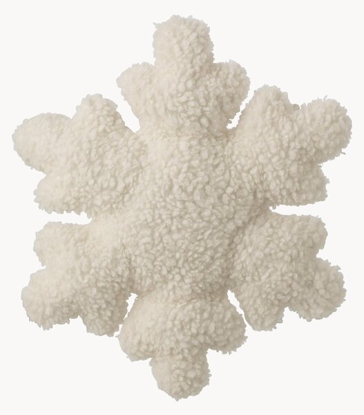 Vianočný buklé vankúš Snowflake