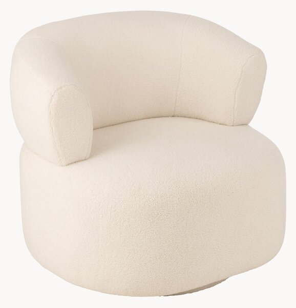 Čalúnené plyšové kreslo Fluffy