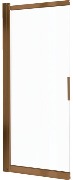 Deante Vaňová zástena Prizma 2-dielna, posuvná 100x140 cm - KTJ C73R, bronz kartáčovaná
