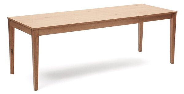 Rozkladací jedálenský stôl s doskou v dubovom dekore v prírodnej farbe 80x160 cm Yain – Kave Home
