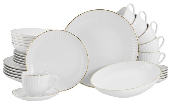 KOMBINOVANÝ SERVIS Allegra Goldband 30-dielne Creatable - Online Only bytové doplnky, Online Only