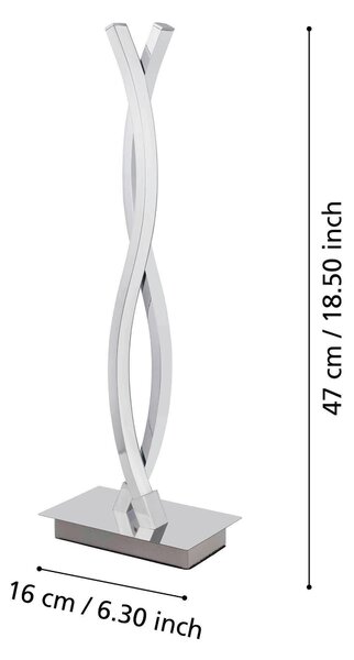 STOLNÁ LAMPA, 16/10/46 cm Eglo - Online Only bytové doplnky, Online Only