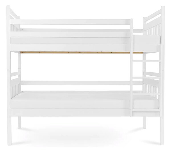 Wilsondo Poschodová posteľ s prístelkou Petra 5 - biela Rozmer: 180x80