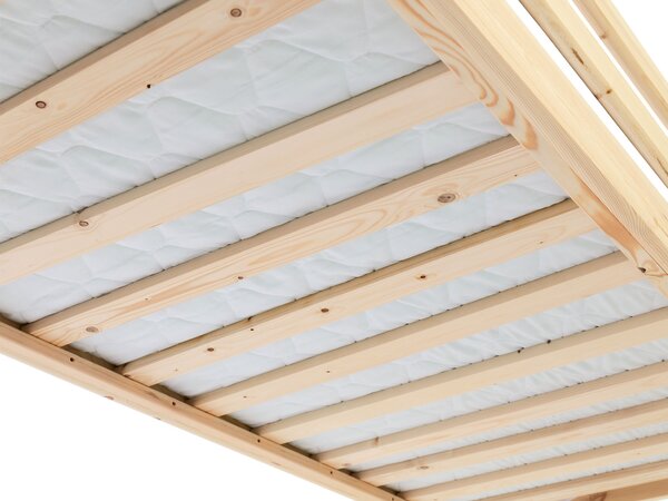 Wilsondo Poschodová posteľ s prístelkou Petra 5 - prírodná Rozmer: 180x80