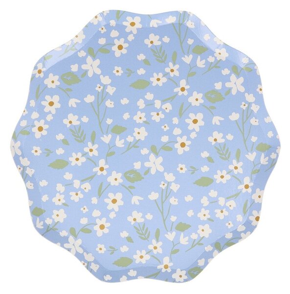 Papírový tanier Ditsy Floral – sada 8 ks