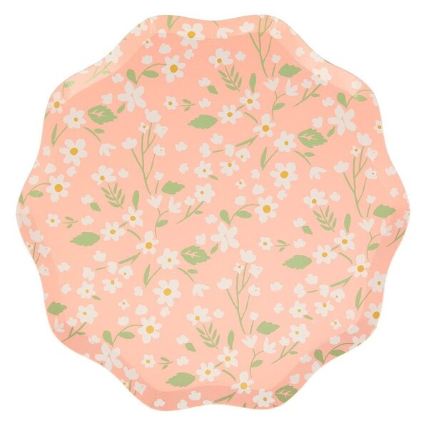 Papírový tanier Ditsy Floral – sada 8 ks