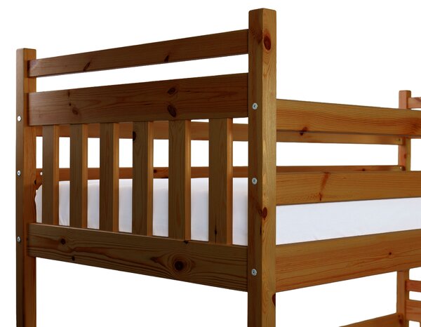 Wilsondo Poschodová posteľ s prístelkou Petra 5 - dub Rozmer: 180x80