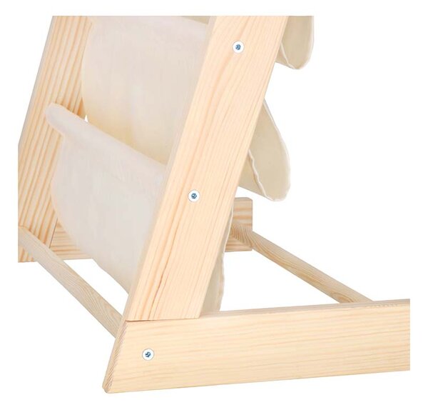 ČistéDrevo Stojan na knižky 79 cm