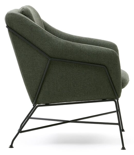 Zelené kreslo Brida – Kave Home